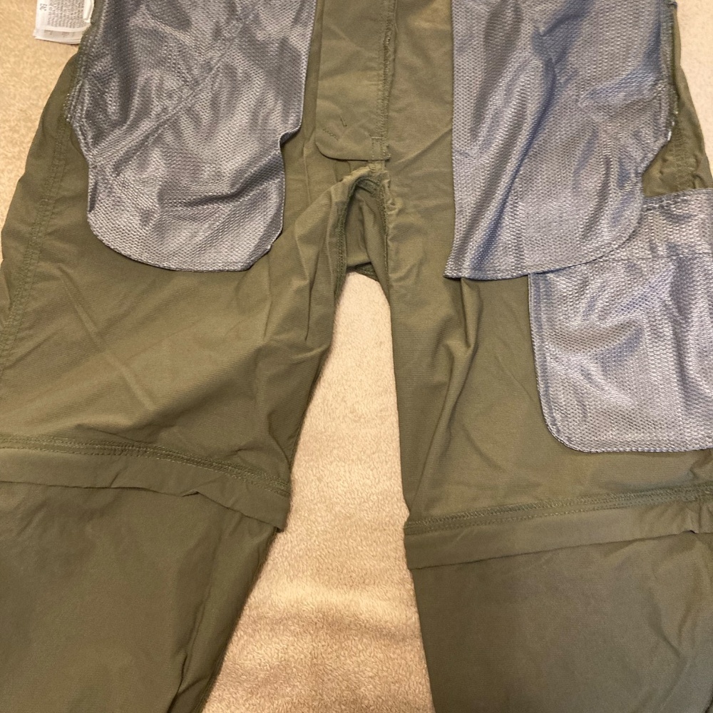Marmot Transcend Convertible Pants Olive Green 32x32 - Picture 9 of 14